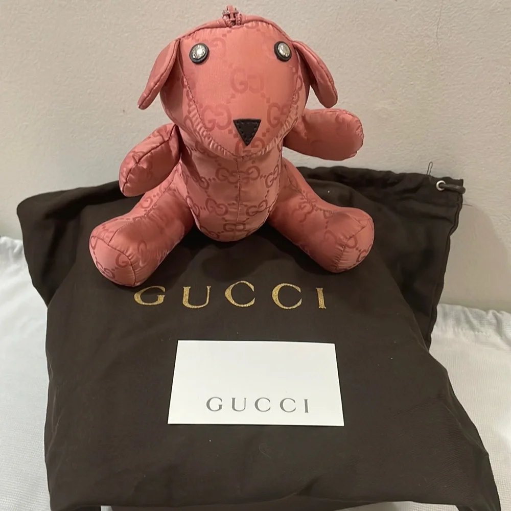 Sold‼️‼️GUCCI
Nylon Monogram Teddy Bear Folding Tote Pink💓 - Picture 4 of 17